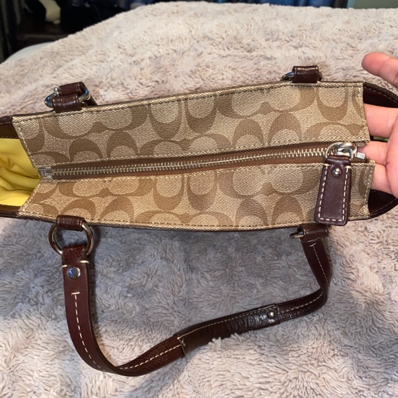 New COACH SIGNATURE HERITAGE STRIPE TOTE 14477 - Picture 3 of 15